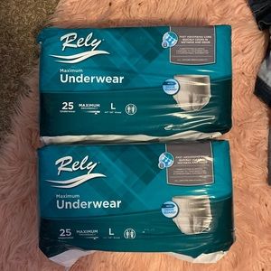 Rely Maxium absorbing cotton pull up underwear